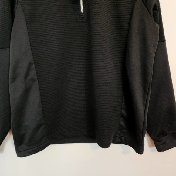 NWT Callaway Rib Tech Opti Dry Quarter Zip Up Pullover Black Size Small - Picture 5 of 11